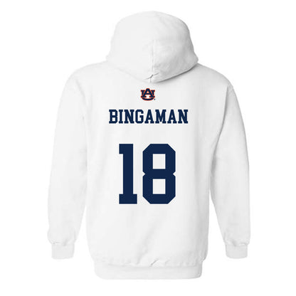 Auburn - NCAA Baseball : Ethin Bingaman - Sport Shersey Hooded Sweatshirt-1