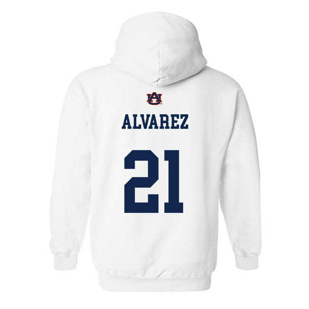 Auburn - NCAA Baseball : Andreas Alvarez - Sport Shersey Hooded Sweatshirt-1