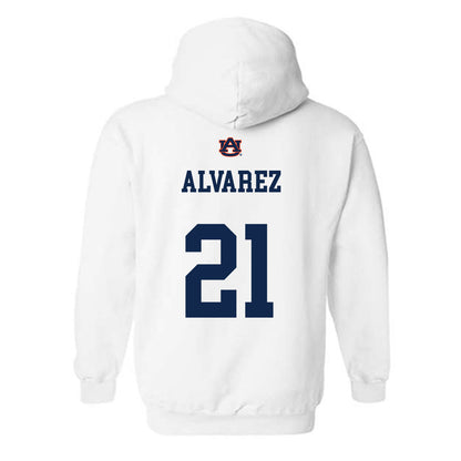 Auburn - NCAA Baseball : Andreas Alvarez - Sport Shersey Hooded Sweatshirt-1
