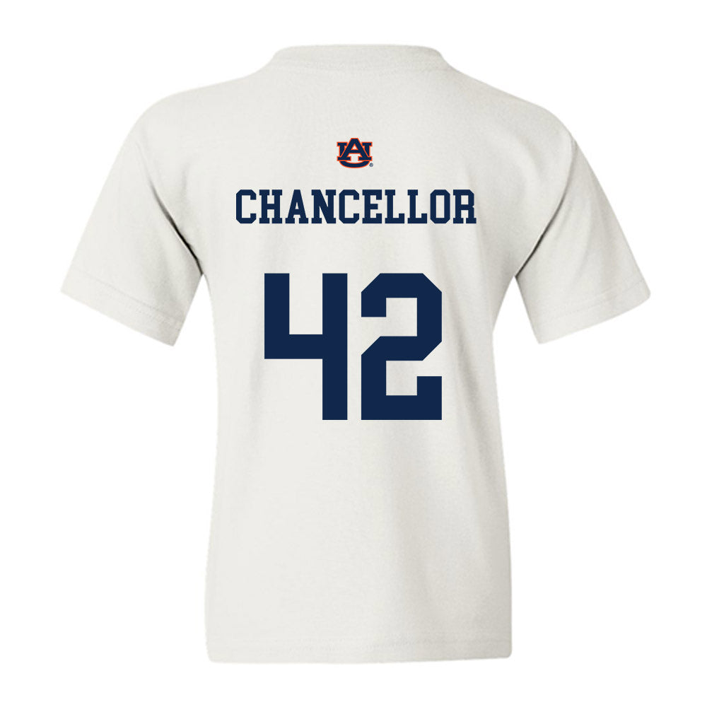Auburn - NCAA Baseball : Abe Chancellor - Sport Shersey Youth T-Shirt-1