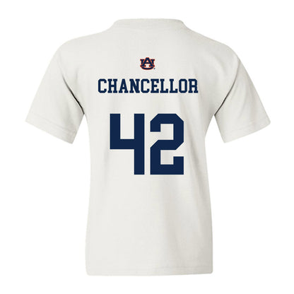 Auburn - NCAA Baseball : Abe Chancellor - Sport Shersey Youth T-Shirt-1