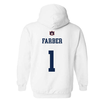 Auburn - NCAA Baseball : Ryne Farber - Sport Shersey Hooded Sweatshirt-1