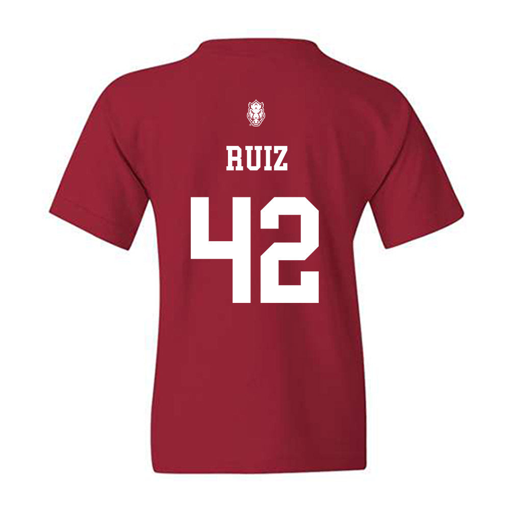 Arkansas - NCAA Baseball : Damian Ruiz - Classic Shersey Youth T-Shirt-1