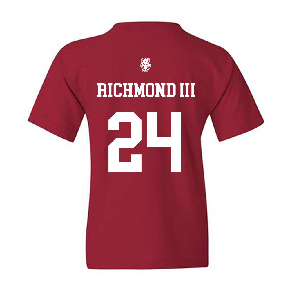 Arkansas - NCAA Men's Basketball : Billy Richmond III - Classic Shersey Youth T-Shirt-1