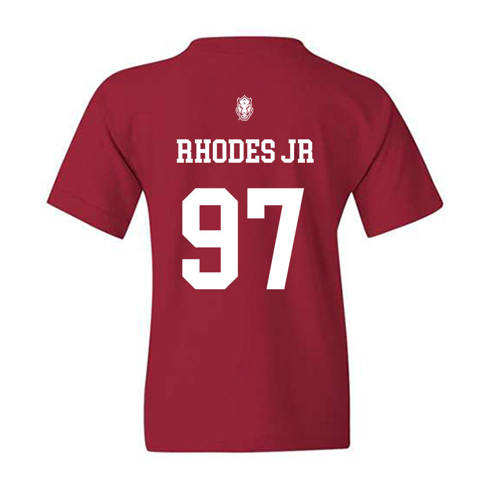 Arkansas - NCAA Football : Quincy Rhodes Jr - Classic Shersey Youth T-Shirt-1