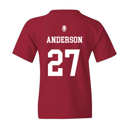 Arkansas - NCAA Women's Soccer : Dejionee Anderson - Classic Shersey Youth T-Shirt