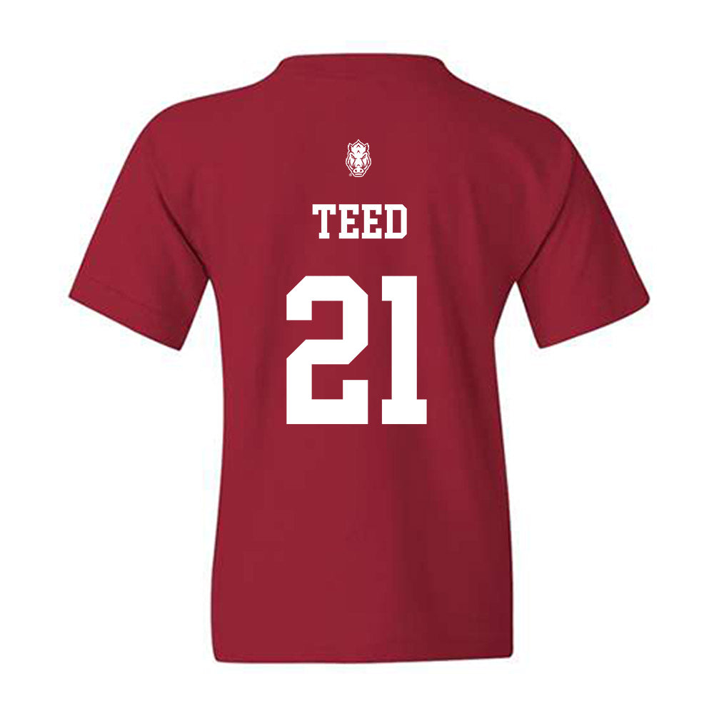 Arkansas - NCAA Women's Soccer : Molly Teed - Classic Shersey Youth T-Shirt-1