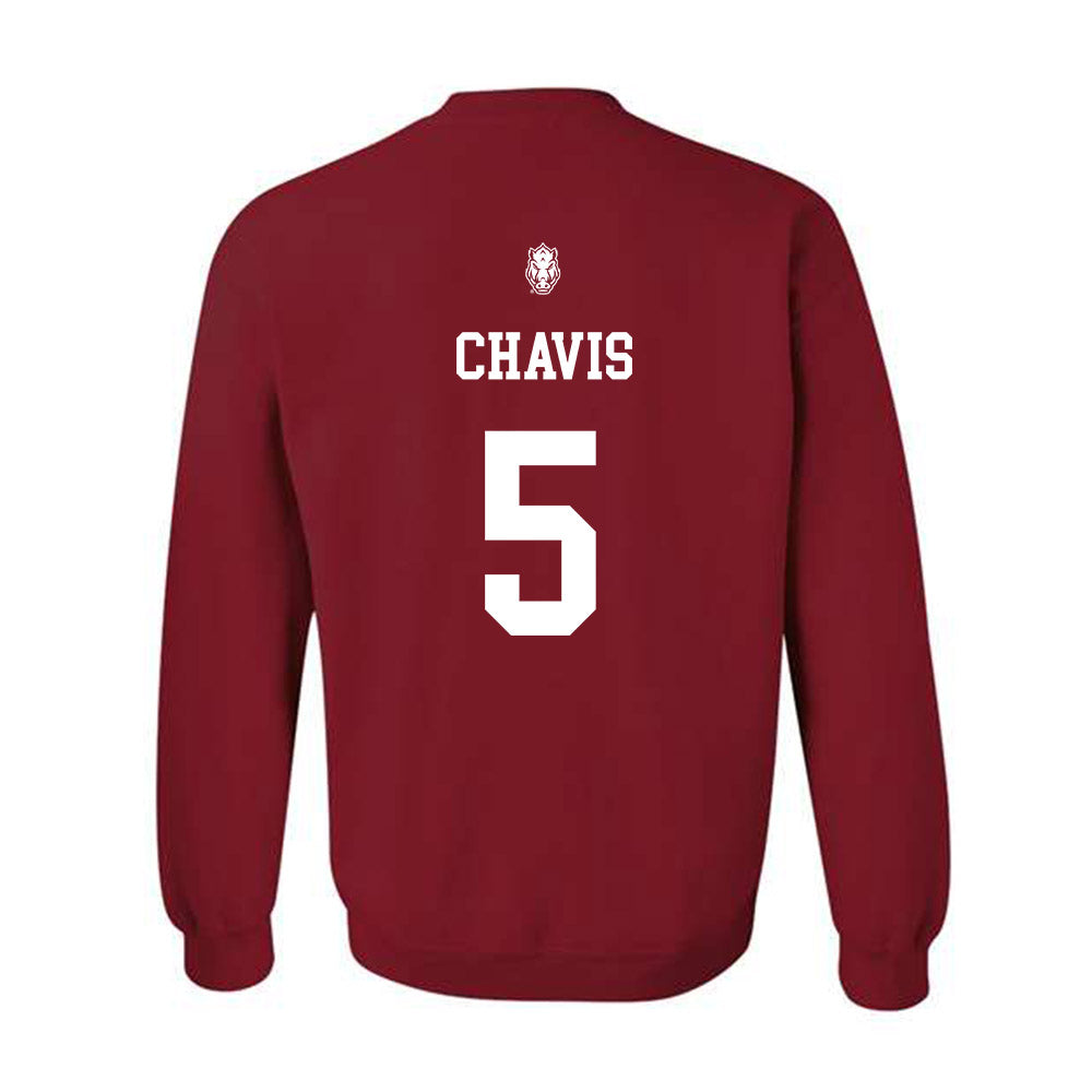 Arkansas - NCAA Men's Basketball : Cash Chavis - Classic Shersey Crewneck Sweatshirt