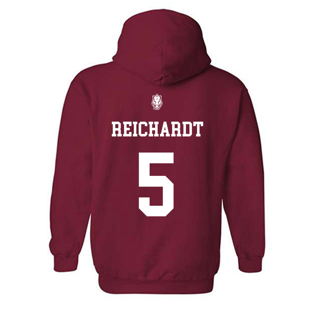 Arkansas - NCAA Softball : Ashtyn Reichardt - Classic Shersey Hooded Sweatshirt-1
