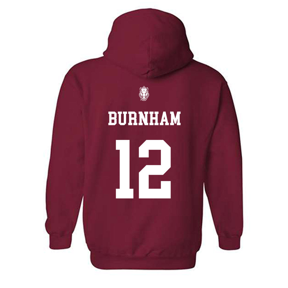 Arkansas - NCAA Softball : Payton Burnham - Classic Shersey Hooded Sweatshirt-1