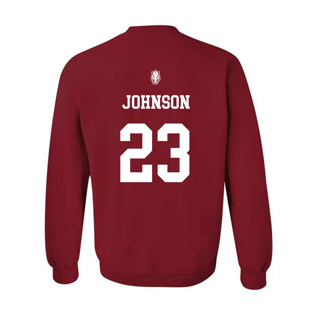 Arkansas - NCAA Softball : Reagan Johnson - Classic Shersey Crewneck Sweatshirt