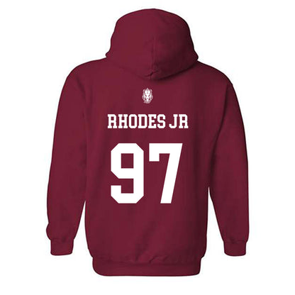 Arkansas - NCAA Football : Quincy Rhodes Jr - Classic Shersey Hooded Sweatshirt-1