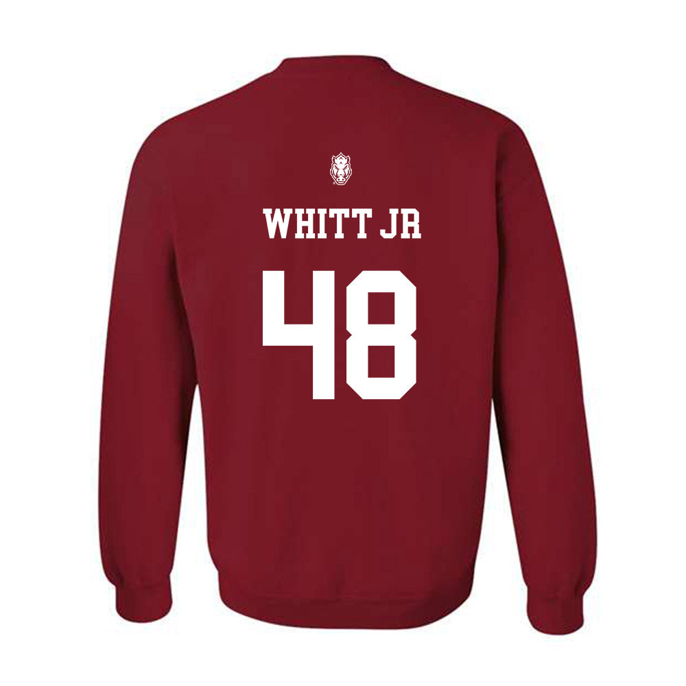 Arkansas - NCAA Football : Joseph Whitt Jr - Classic Shersey Crewneck Sweatshirt