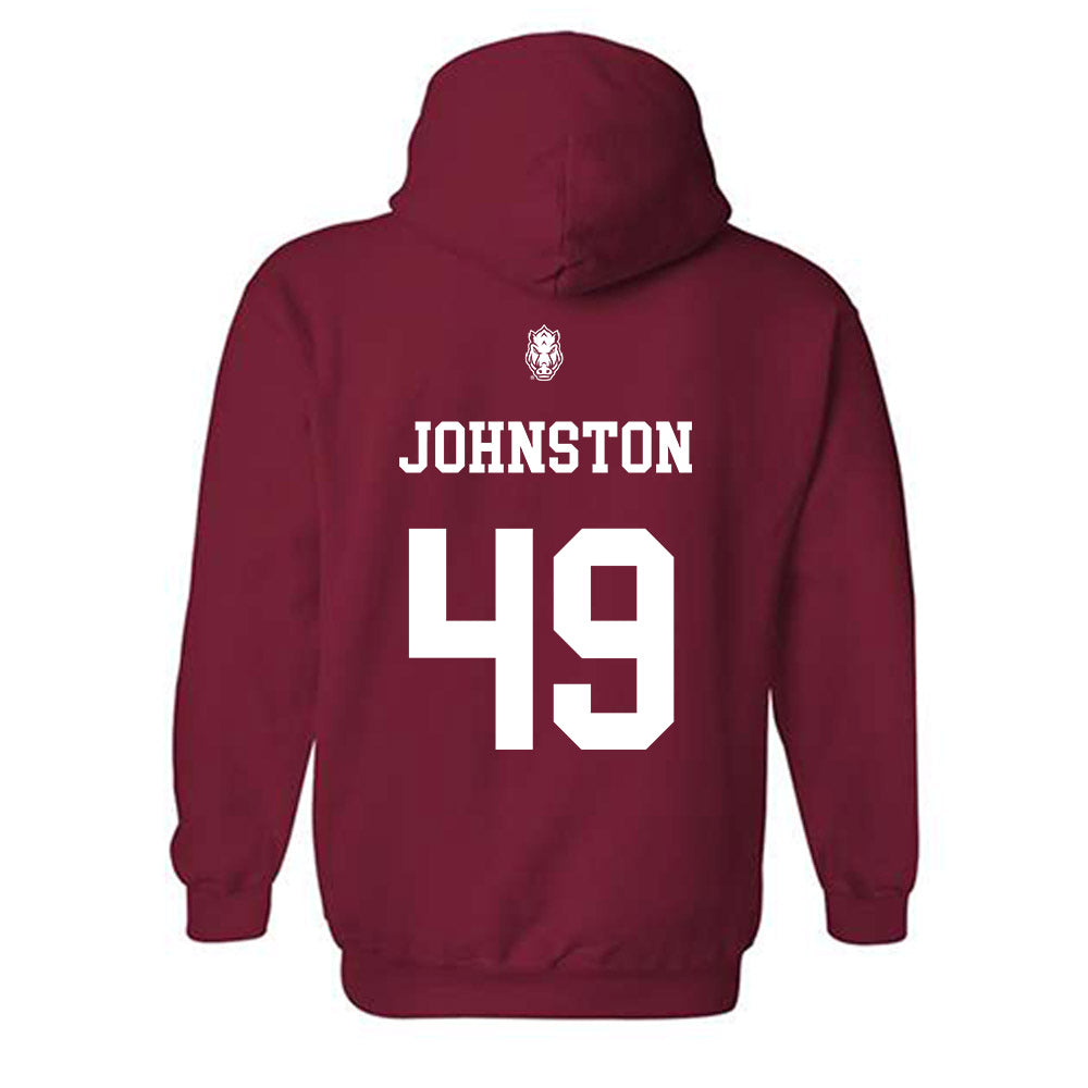 Arkansas - NCAA Football : Luke Johnston - Hooded Sweatshirt