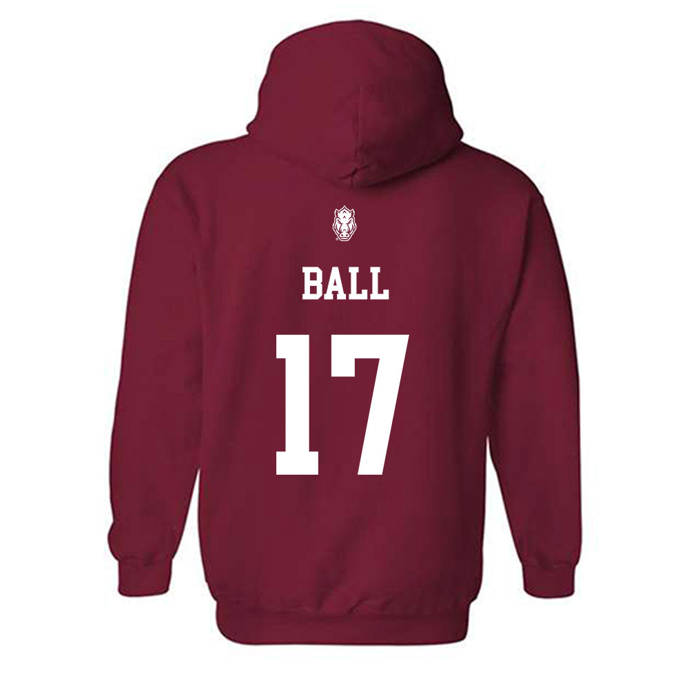 Arkansas - NCAA Women's Soccer : Kennedy Ball - Hooded Sweatshirt Classic Shersey