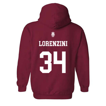Arkansas - NCAA Baseball : Joey Lorenzini - Classic Shersey Hooded Sweatshirt-1