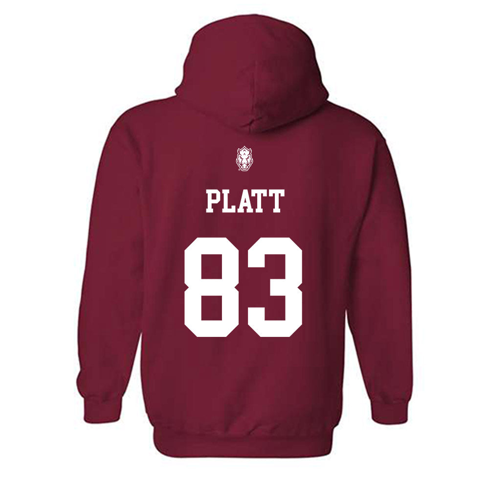 Arkansas - NCAA Football : Jaden Platt - Classic Shersey Hooded Sweatshirt-1