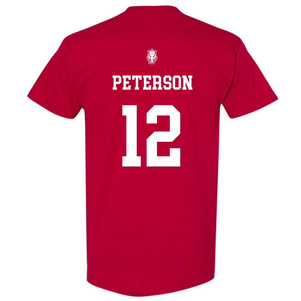 Arkansas - NCAA Baseball : Elliott Peterson - Classic Shersey T-Shirt-1