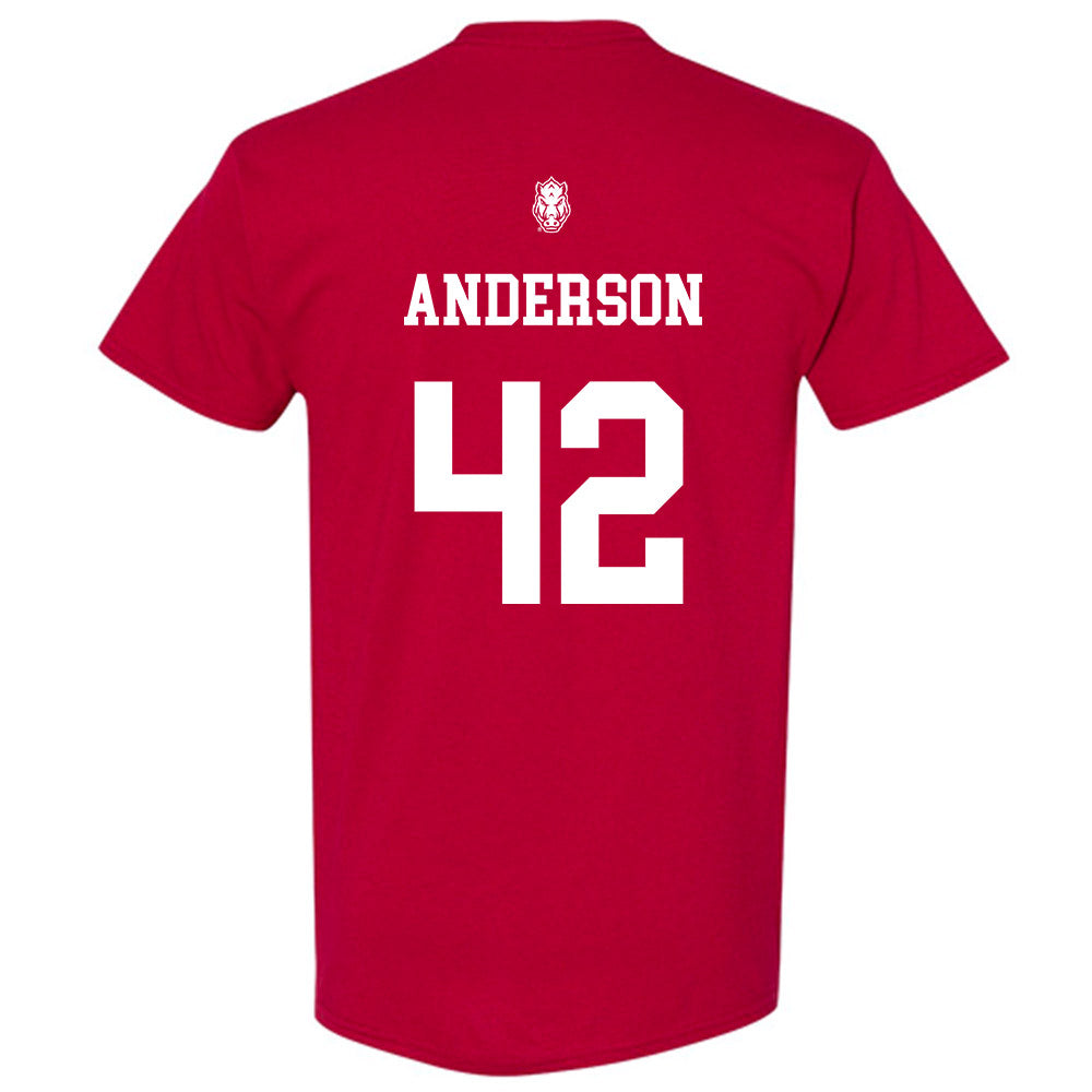 Arkansas - NCAA Baseball : Michael Anderson - Classic Shersey T-Shirt-1