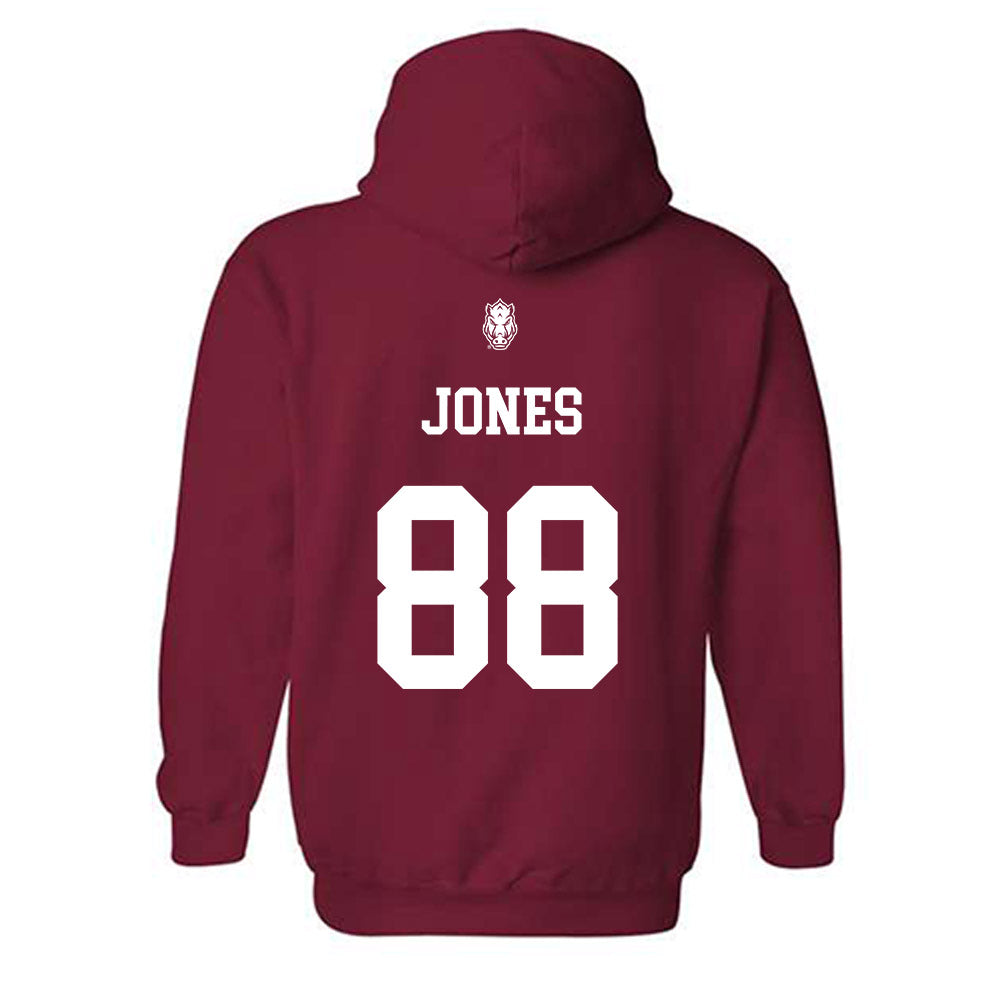 Arkansas - NCAA Football : Rohan Jones - Classic Shersey Hooded Sweatshirt-1