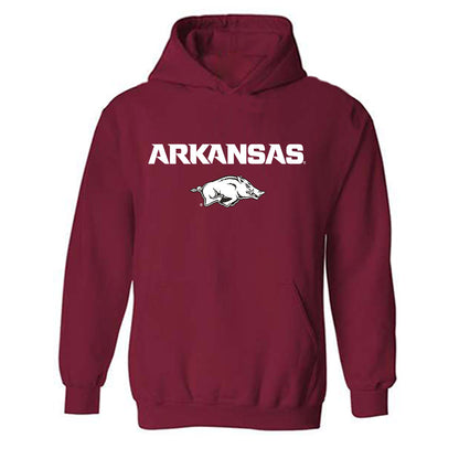 Arkansas - NCAA Men's Track & Field (Outdoor) : John Kendricks - Hooded Sweatshirt Classic Shersey