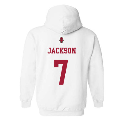 Arkansas - NCAA Football : Kenneth Jackson - Sports Shersey Hooded Sweatshirt-1