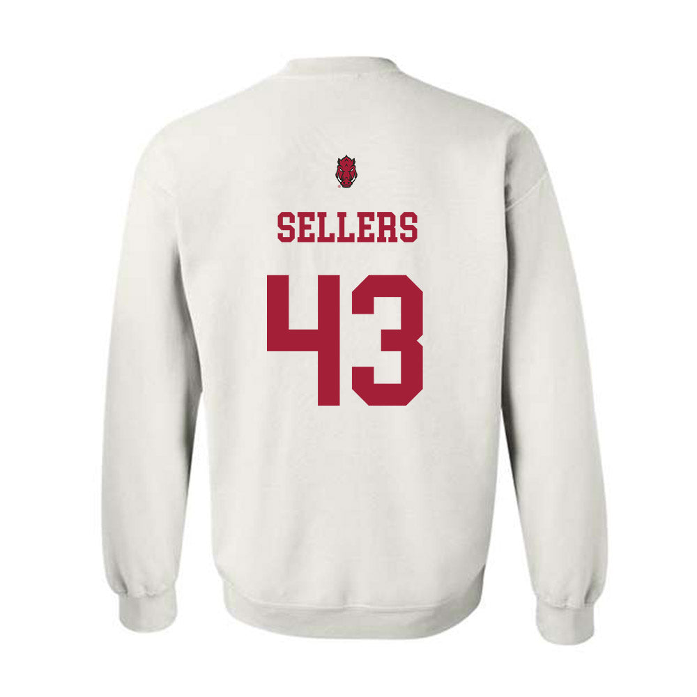 Arkansas - NCAA Football : Trent Sellers - Sports Shersey Crewneck Sweatshirt-1