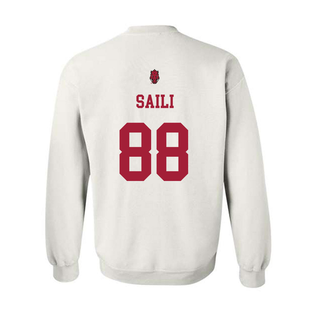 Arkansas - NCAA Football : Danny Saili - Sports Shersey Crewneck Sweatshirt-1