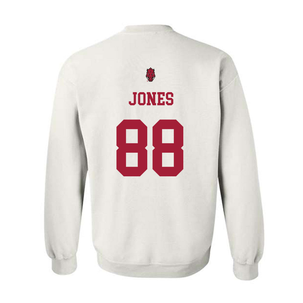 Arkansas - NCAA Football : Rohan Jones - Sports Shersey Crewneck Sweatshirt-1
