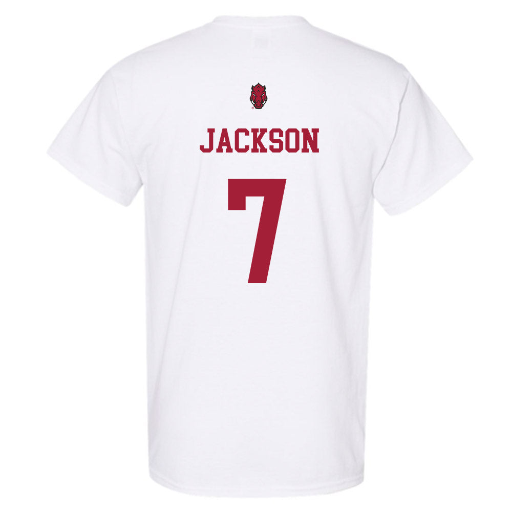 Arkansas - NCAA Football : Kenneth Jackson - Sports Shersey T-Shirt-1