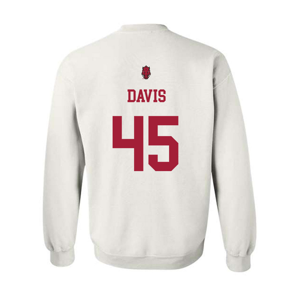 Arkansas - NCAA Football : Preston Davis - Sports Shersey Crewneck Sweatshirt