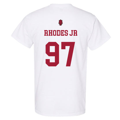 Arkansas - NCAA Football : Quincy Rhodes Jr - Sports Shersey T-Shirt-1