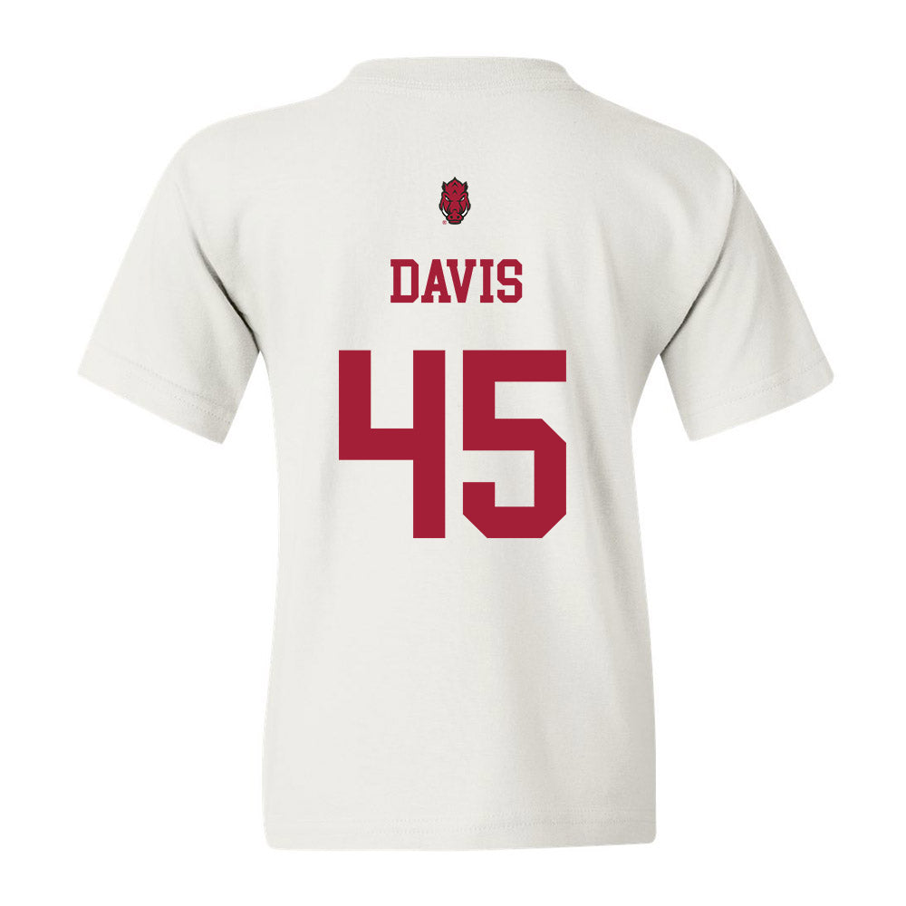 Arkansas - NCAA Football : Preston Davis - Sports Shersey Youth T-Shirt