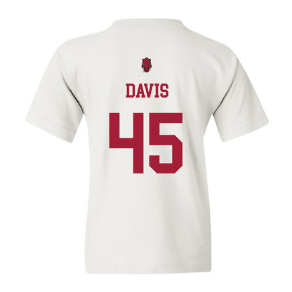Arkansas - NCAA Football : Preston Davis - Sports Shersey Youth T-Shirt