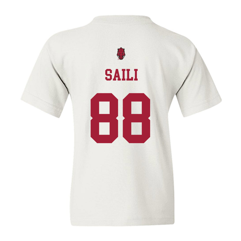 Arkansas - NCAA Football : Danny Saili - Sports Shersey Youth T-Shirt-1
