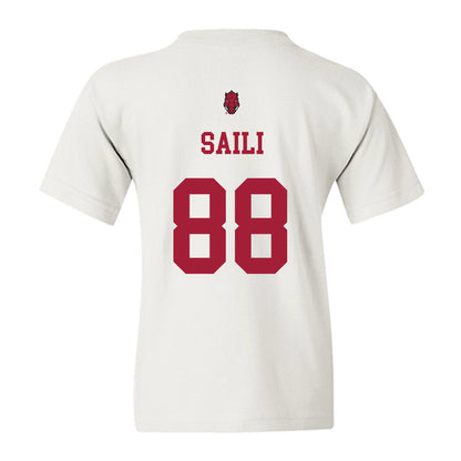 Arkansas - NCAA Football : Danny Saili - Sports Shersey Youth T-Shirt-1