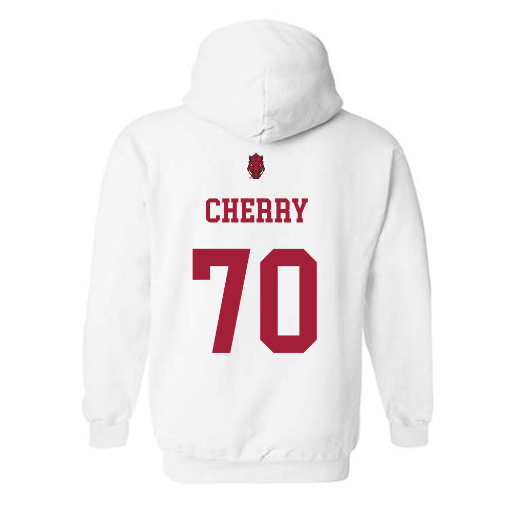 Arkansas - NCAA Football : Blake Cherry - Sports Shersey Hooded Sweatshirt-1