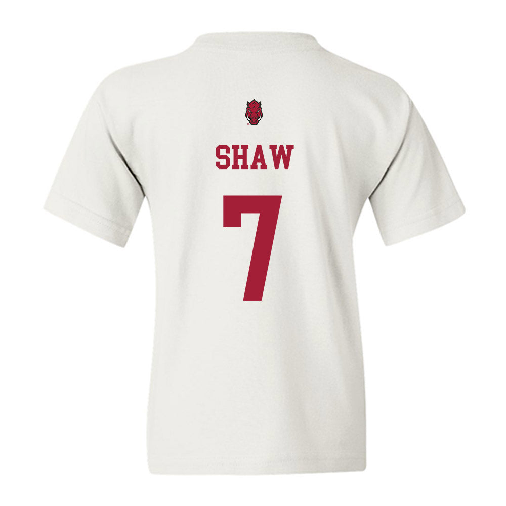 Arkansas - NCAA Football : Bradley Shaw - Sports Shersey Youth T-Shirt-1