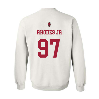Arkansas - NCAA Football : Quincy Rhodes Jr - Sports Shersey Crewneck Sweatshirt-1