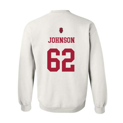 Arkansas - NCAA Football : Alex Johnson - Sports Shersey Crewneck Sweatshirt