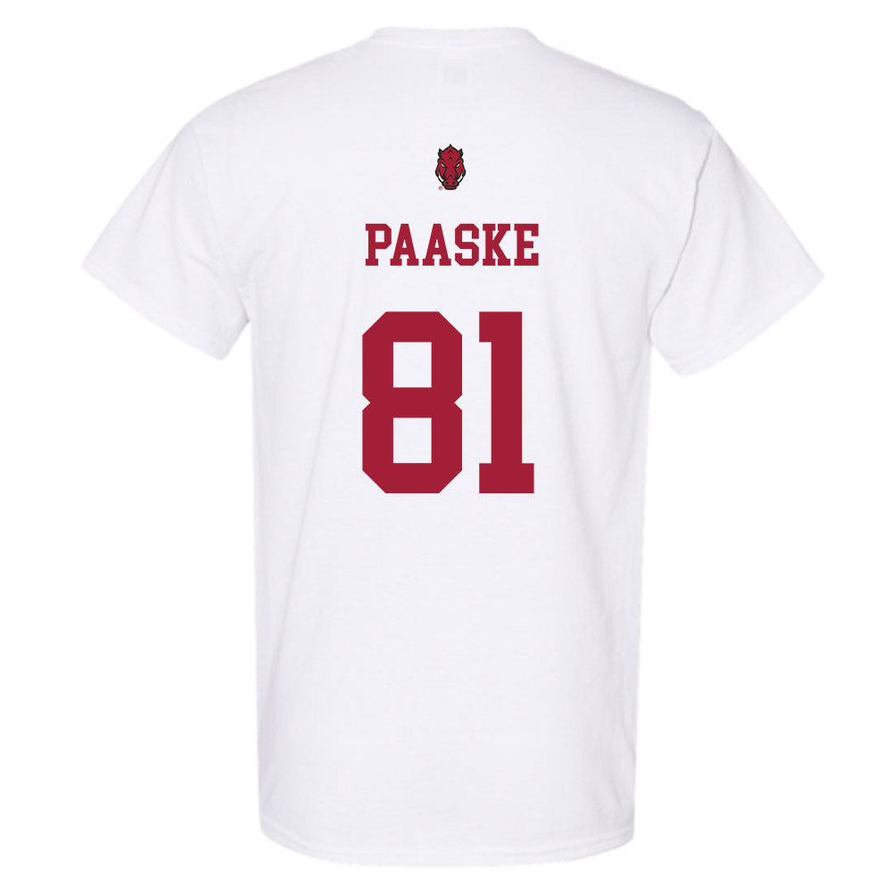 Arkansas - NCAA Football : Andreas Paaske - Sports Shersey T-Shirt