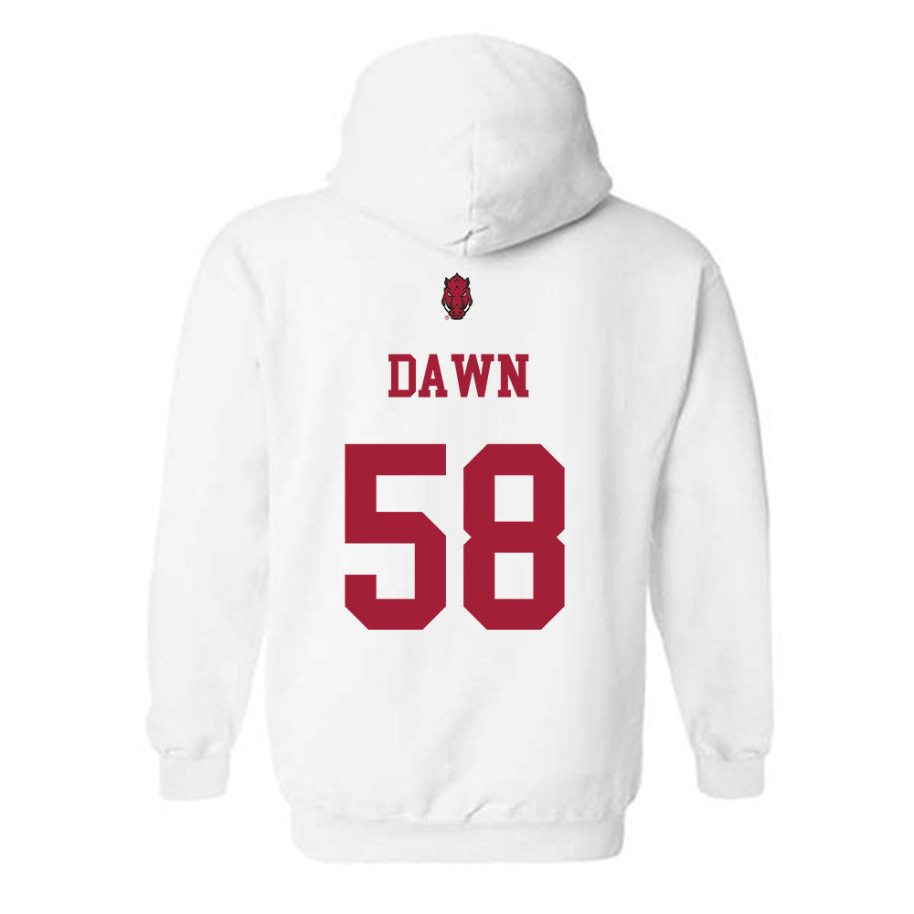 Arkansas - NCAA Football : Timothy Dawn - Sports Shersey Hooded Sweatshirt