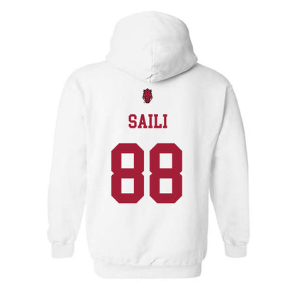 Arkansas - NCAA Football : Danny Saili - Sports Shersey Hooded Sweatshirt-1
