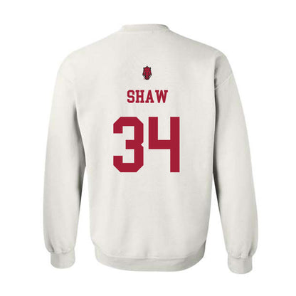 Arkansas - NCAA Football : Jabrae Shaw - Sports Shersey Crewneck Sweatshirt-1