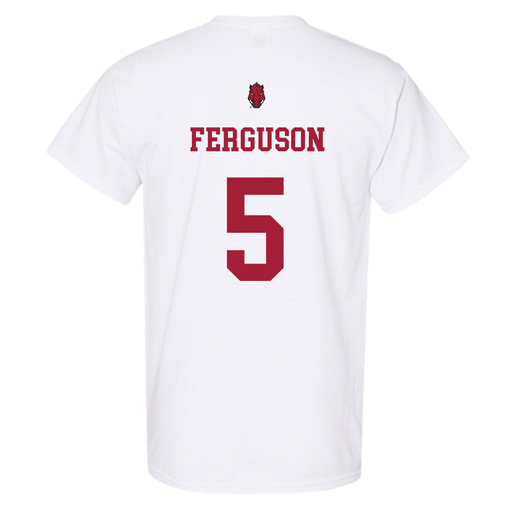 Arkansas - NCAA Football : Ja'kayden Ferguson - Sports Shersey T-Shirt-1