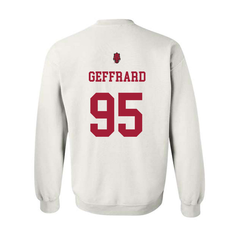 Arkansas - NCAA Football : Ian Geffrard - Sports Shersey Crewneck Sweatshirt