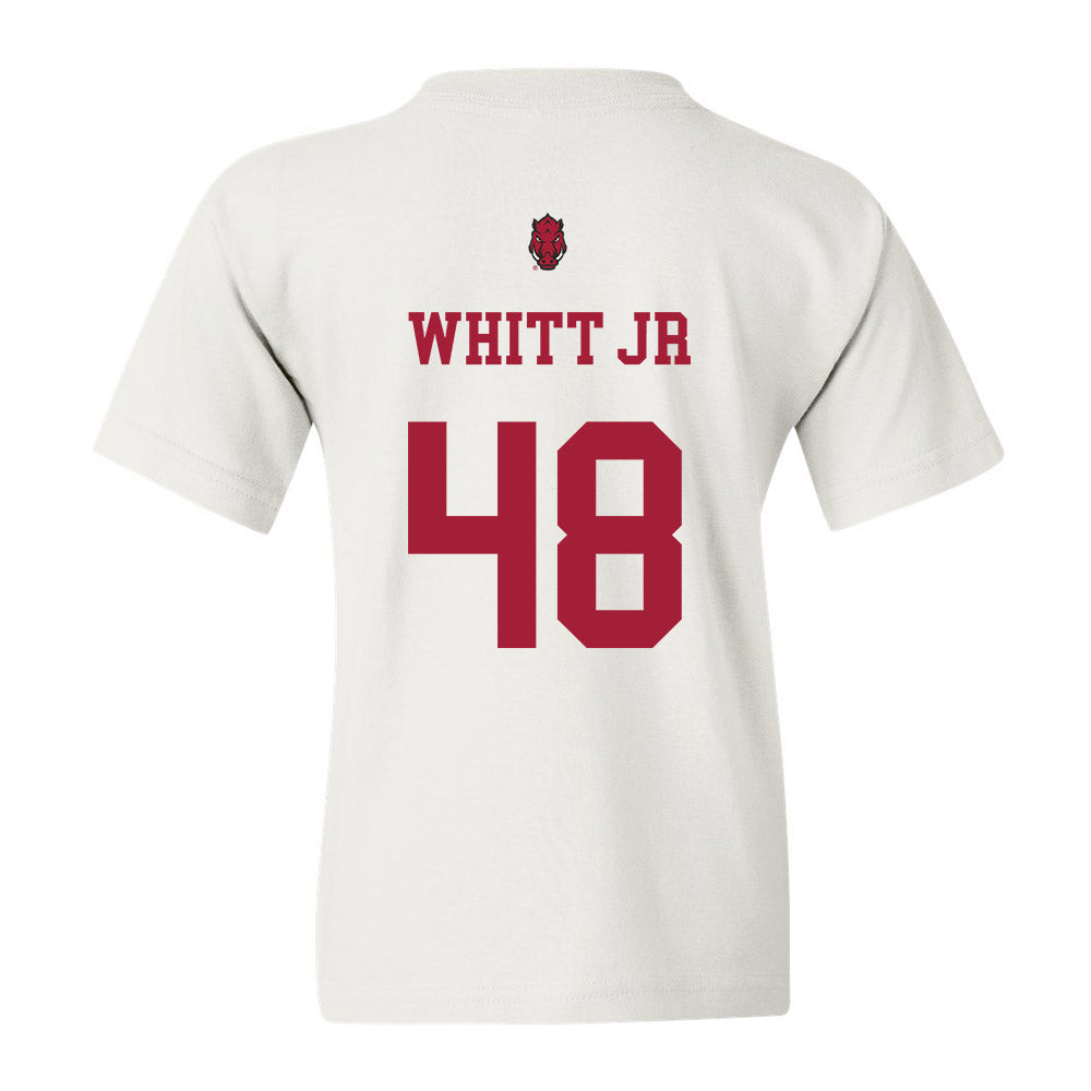 Arkansas - NCAA Football : Joseph Whitt Jr - Sports Shersey Youth T-Shirt