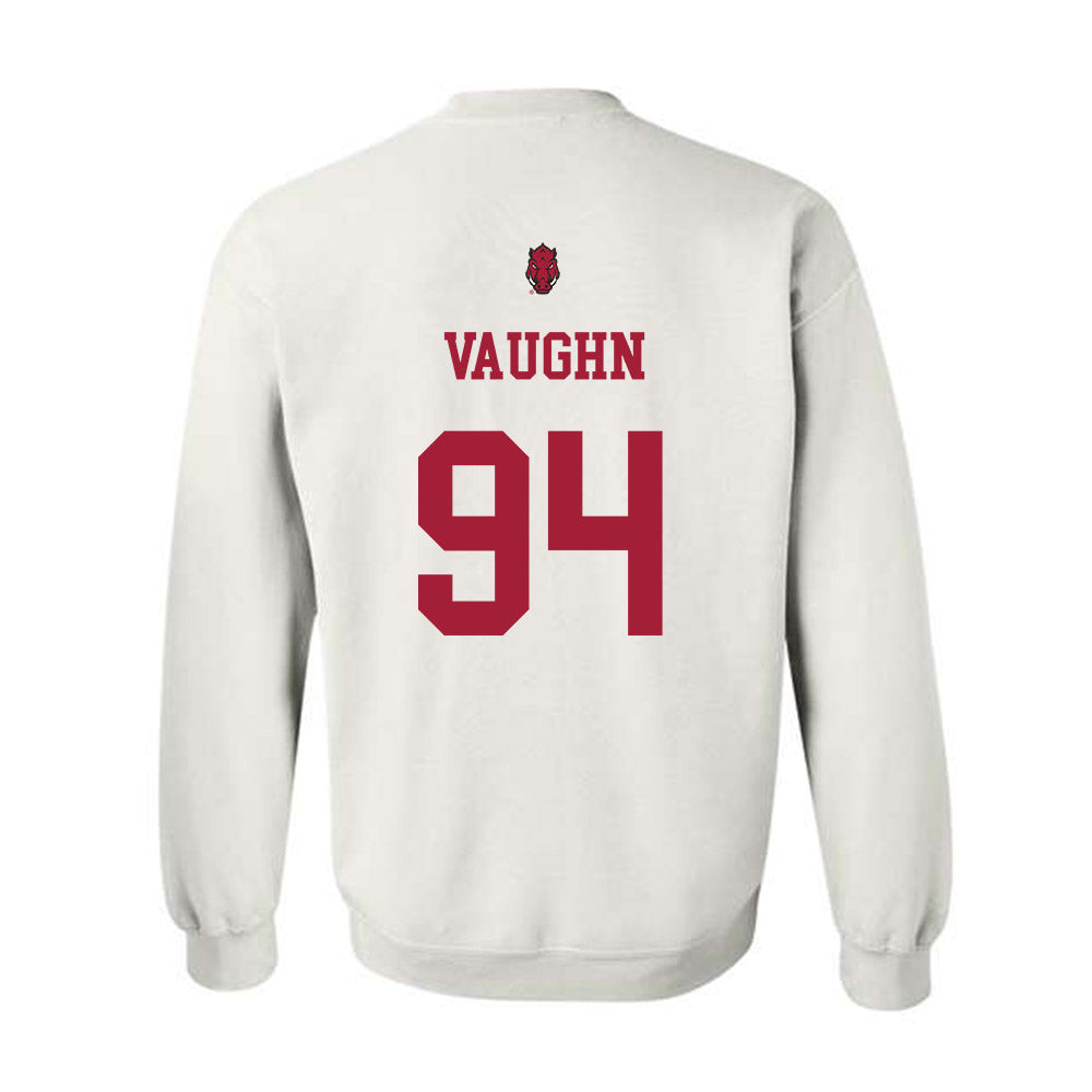 Arkansas - NCAA Football : Reginald Vaughn - Sports Shersey Crewneck Sweatshirt-1