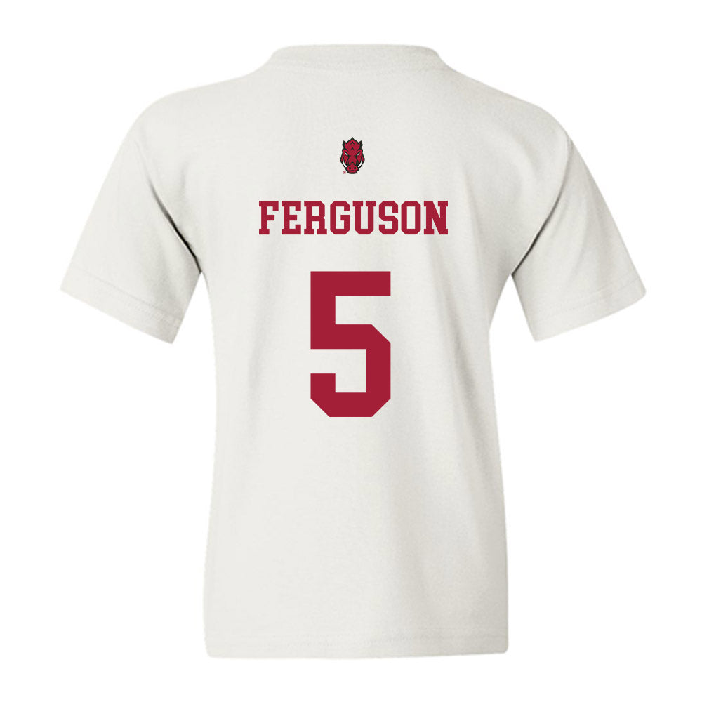 Arkansas - NCAA Football : Ja'kayden Ferguson - Sports Shersey Youth T-Shirt-1