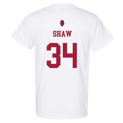 Arkansas - NCAA Football : Jabrae Shaw - Sports Shersey T-Shirt-1